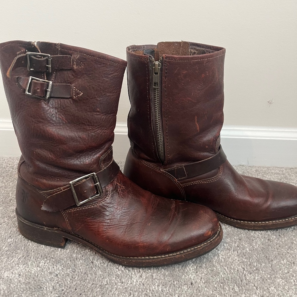 Men's Frye Brown Boots Size 9